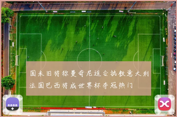 国米旧将称曼奇尼适合执教意大利法国巴西将成世界杯夺冠热门